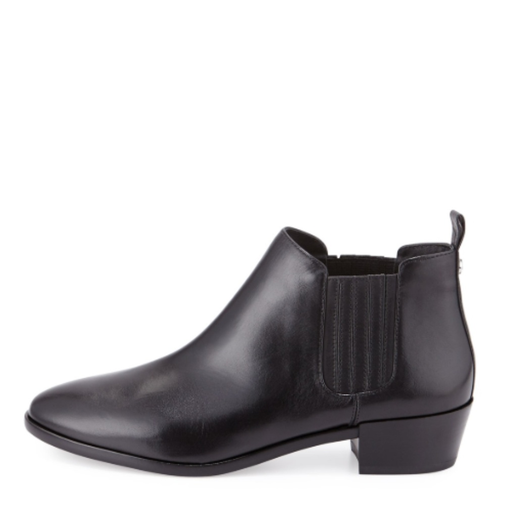 NEW Michael Kors Black Leather Booties Size 10
